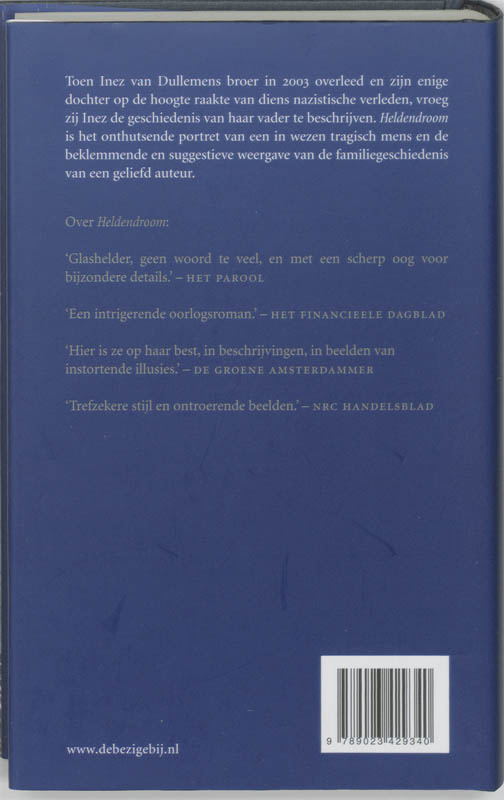 Achterkant van Heldendroom