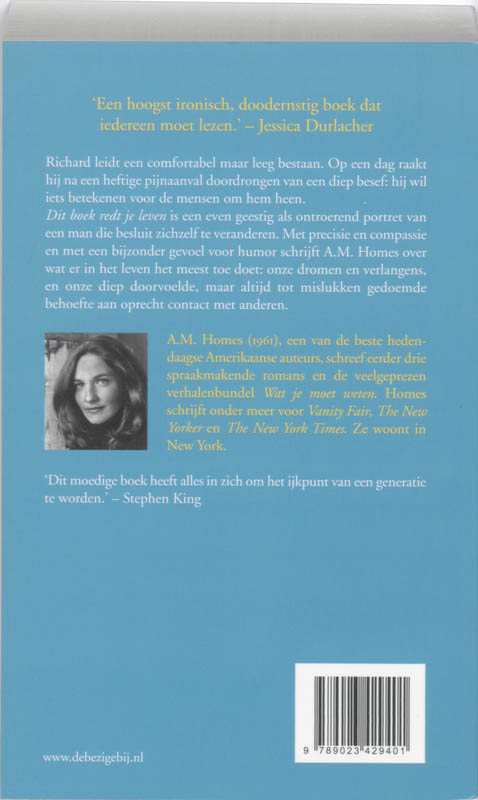 Achterkant van Dit boek redt je leven