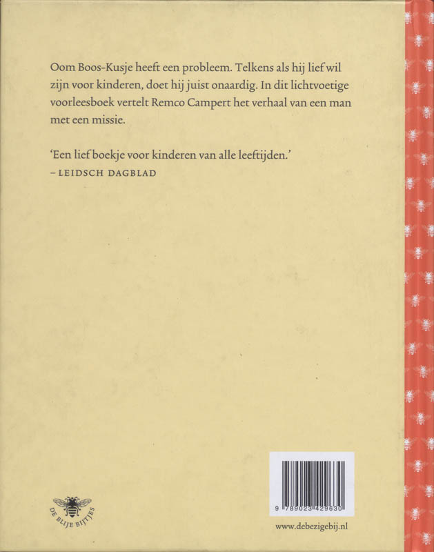 Achterkant van Oom Boos-Kusje en de kinderen