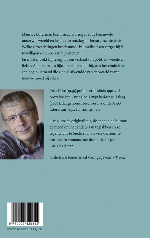 Achterkant van Tegen het einde
