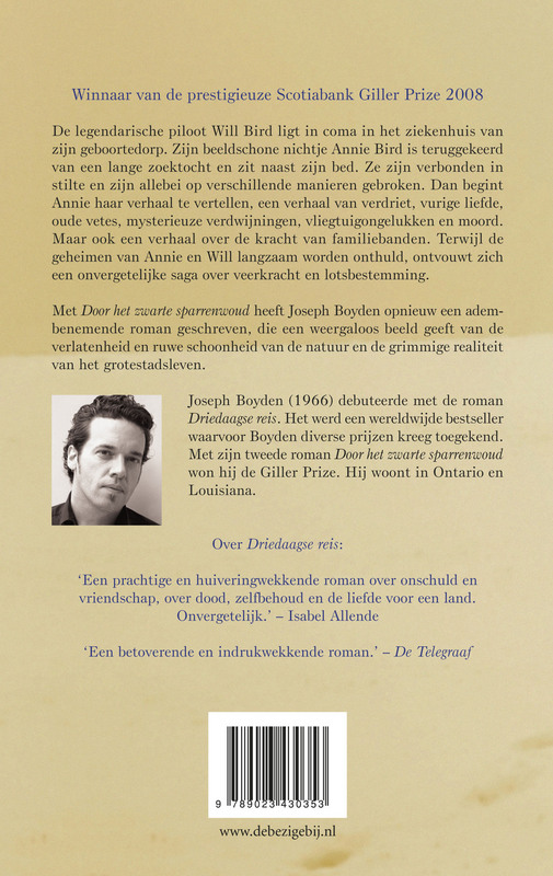 Achterkant van Door het zwarte sparrenwoud