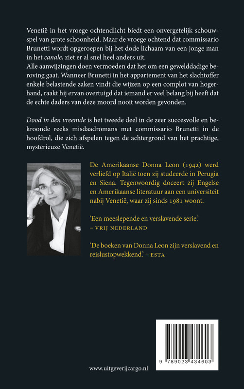 Achterkant van Dood in den vreemde