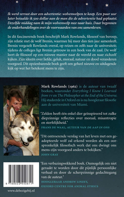 Achterkant van De filosoof en de wolf