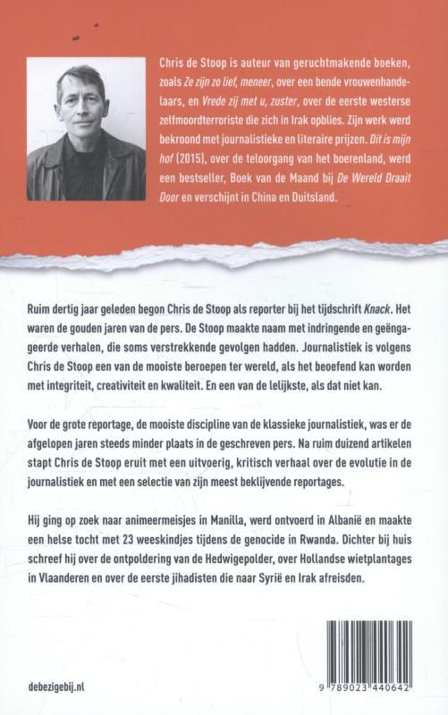 Achterkant van Ex-reporter