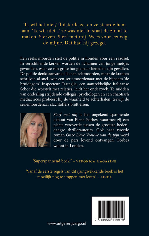 Achterkant van Sterf met mij