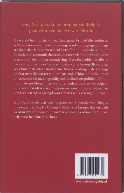 Achterkant van Een new age of empires