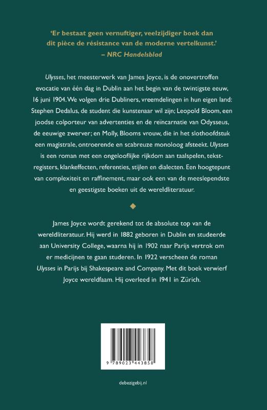 Achterkant van Ulysses