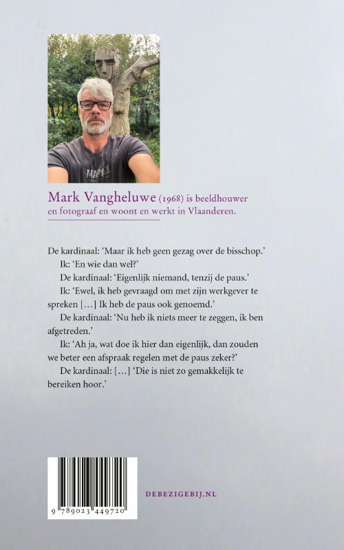 Achterkant van Brief aan de Paus