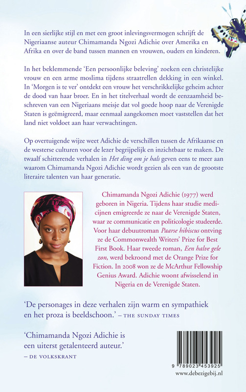 Achterkant van Het ding om je hals