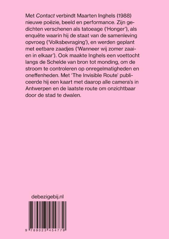 Achterkant van Contact