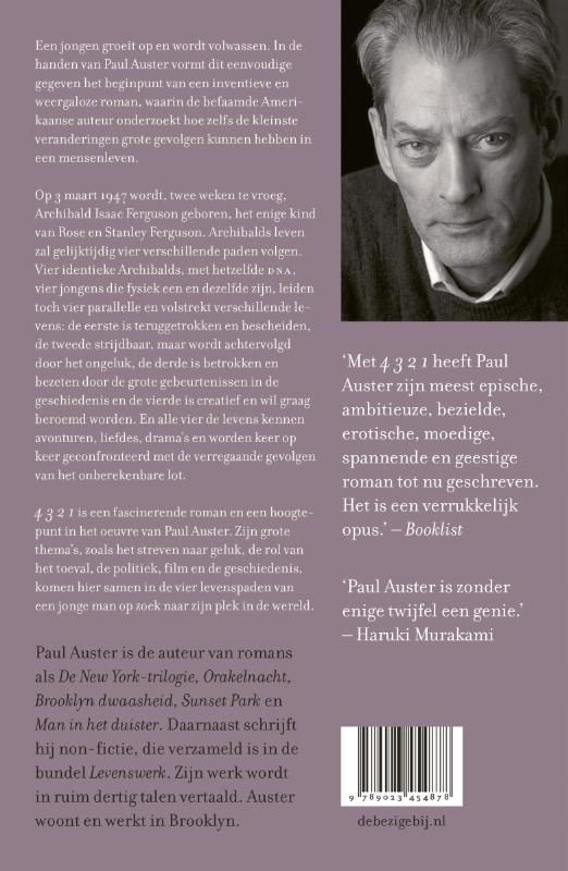 Achterkant van 4321