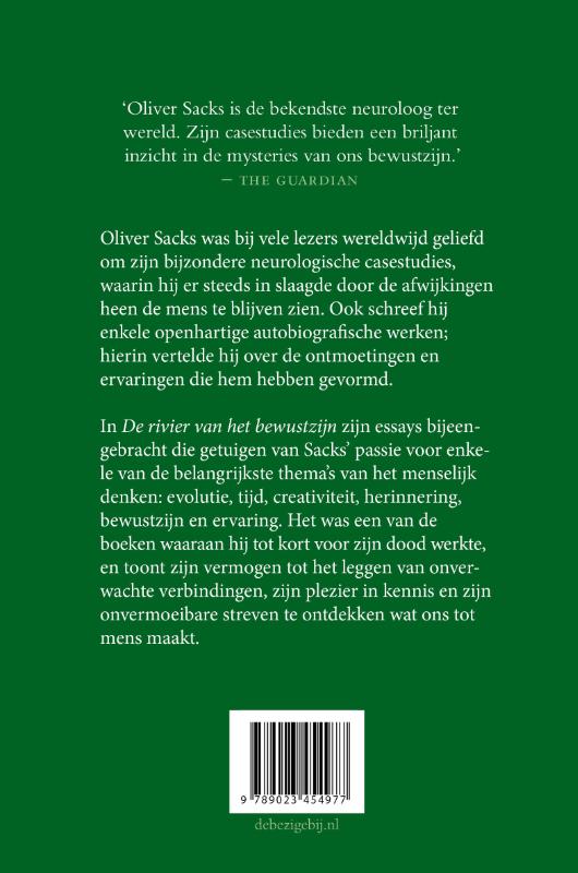 Achterkant van De rivier van het bewustzijn