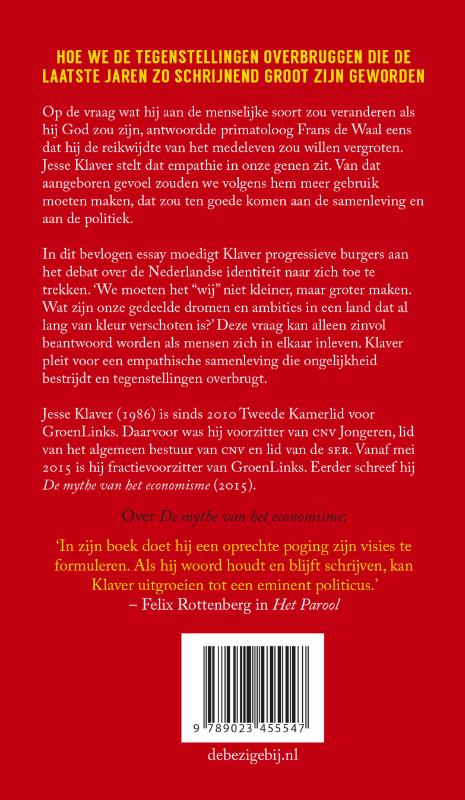 Achterkant van De empathische samenleving