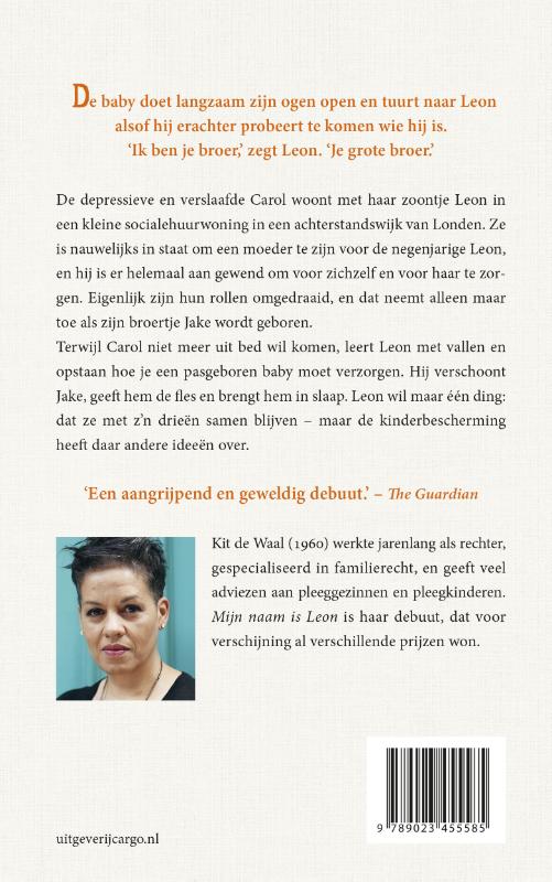 Achterkant van Mijn naam is Leon