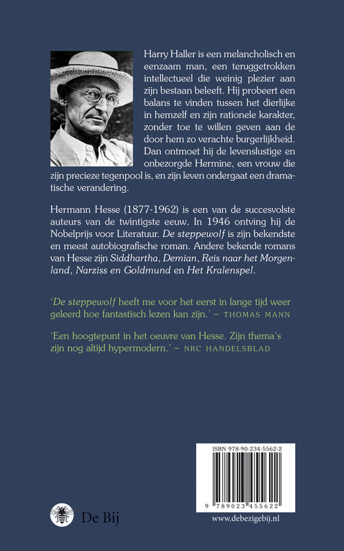 Achterkant van De steppewolf