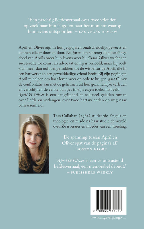Achterkant van April & Oliver