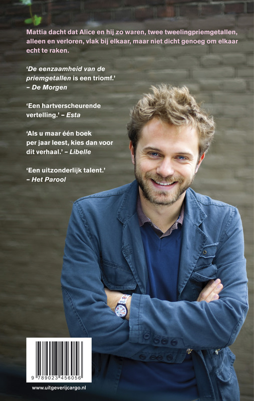 Achterkant van De eenzaamheid van de priemgetallen