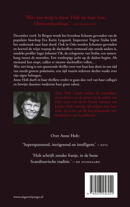 Achterkant van Wees niet bang