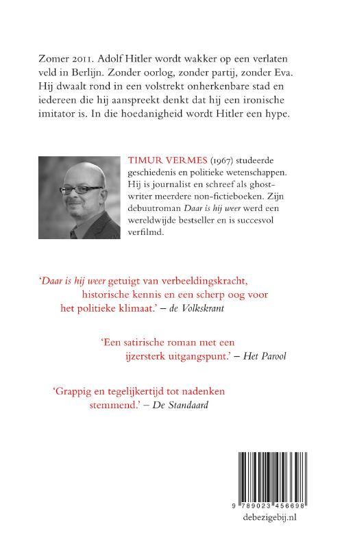 Achterkant van Daar is hij weer