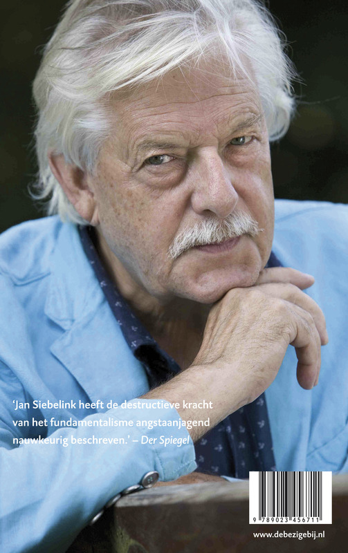Achterkant van Knielen op een bed violen