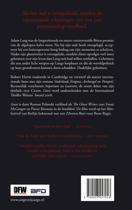 Achterkant van Geest