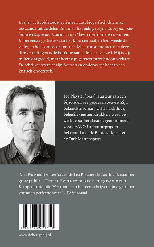 Achterkant van Waar was ik weer?