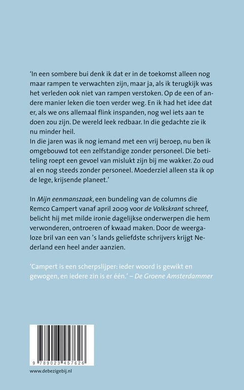 Achterkant van Mijn eenmanszaak