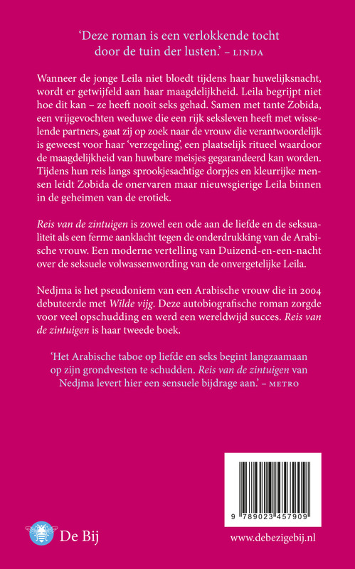 Achterkant van Reis van de zintuigen