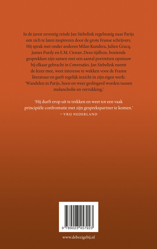 Achterkant van Conversaties