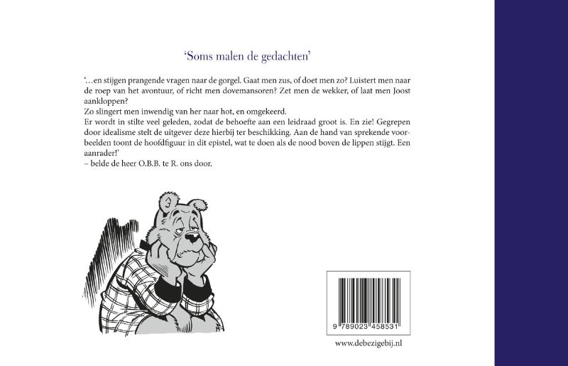 Achterkant van Een lijdend voorbeeld