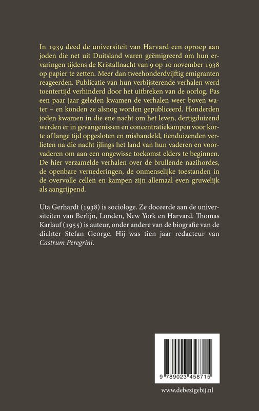 Achterkant van Nooit meer terug naar dat land