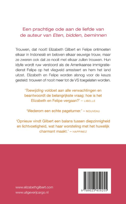 Achterkant van Toewijding