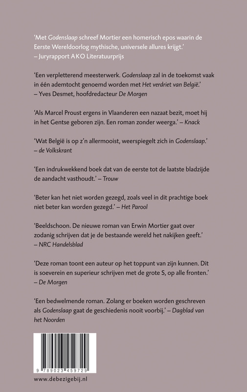 Achterkant van Godenslaap