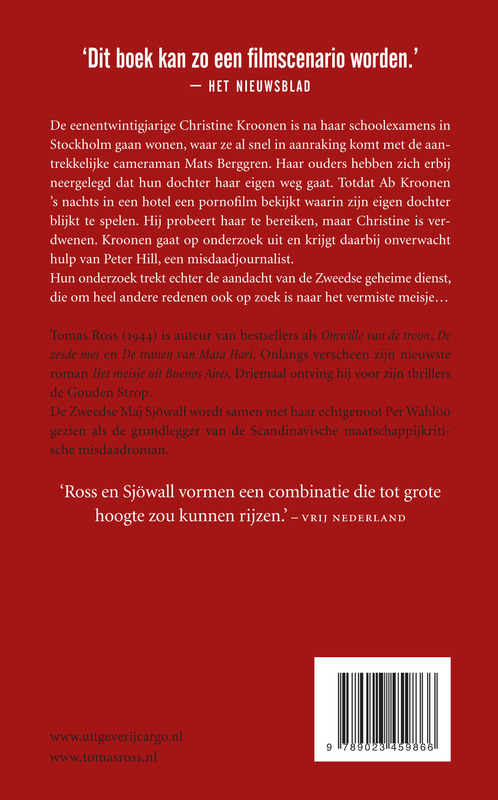 Achterkant van De vrouw die op Greta Garbo leek