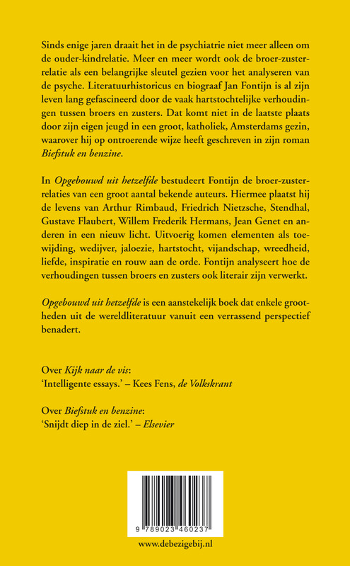 Achterkant van Opgebouwd uit hetzelfde