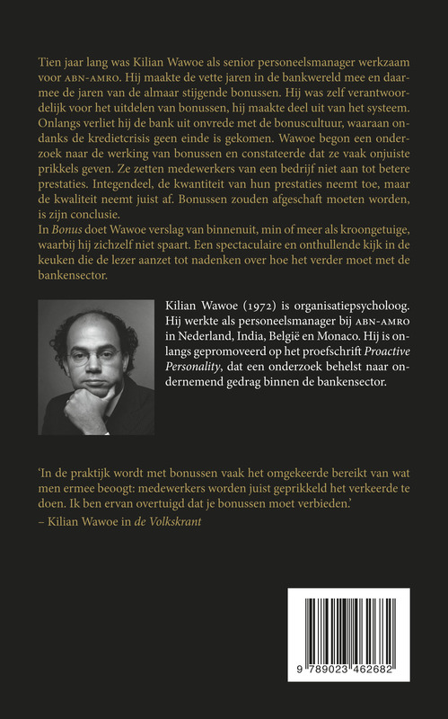 Achterkant van Bonus