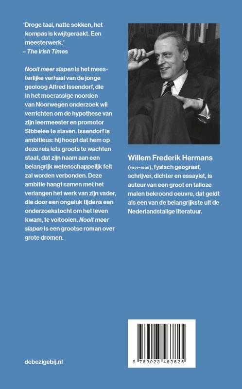 Achterkant van Nooit meer slapen