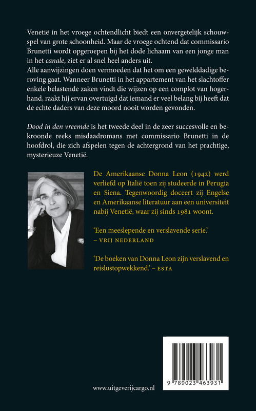 Achterkant van Dood in den vreemde