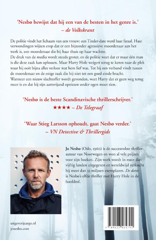 Achterkant van De dorst