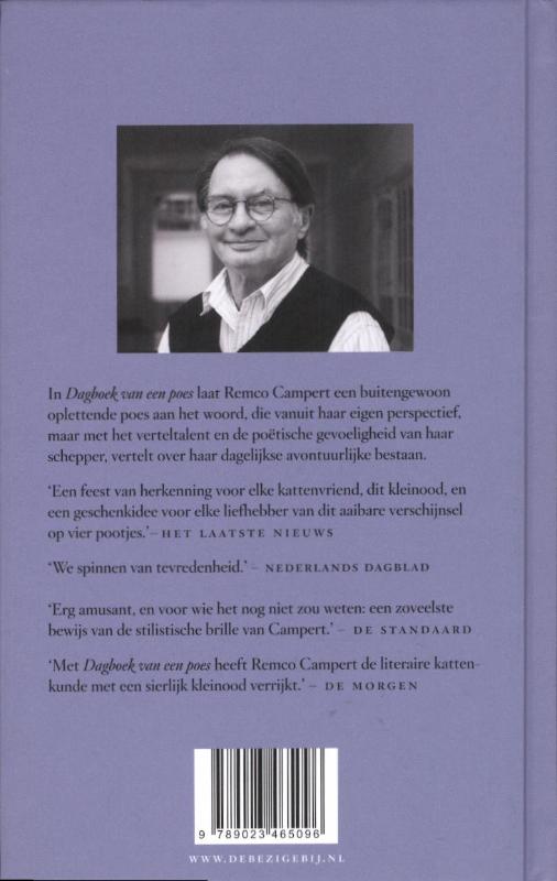 Achterkant van Dagboek van een poes