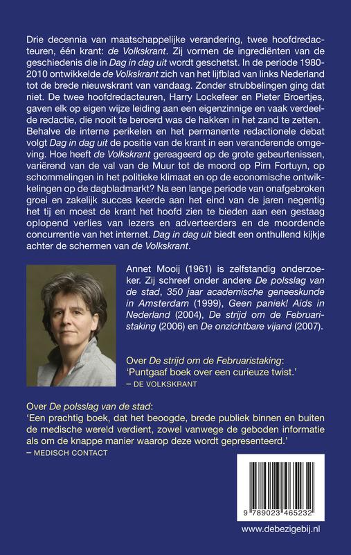 Achterkant van Dag in dag uit