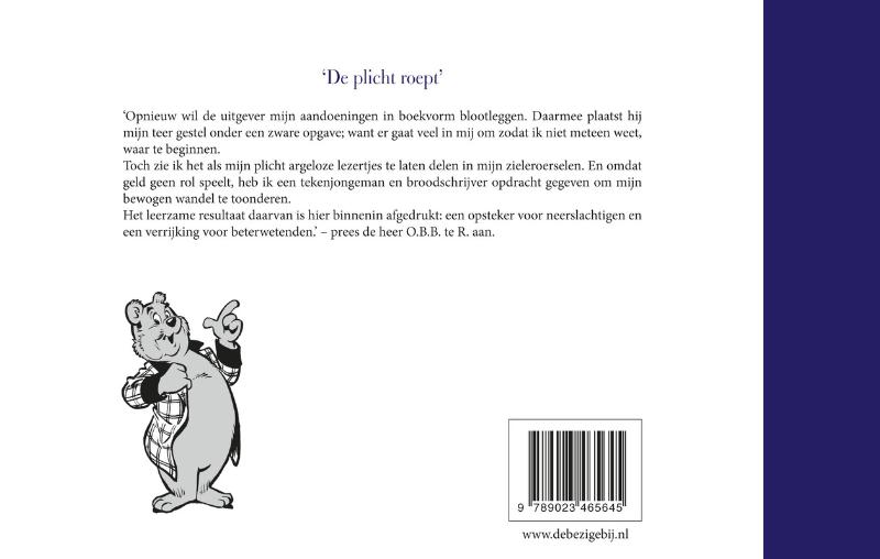 Achterkant van De plicht roept!