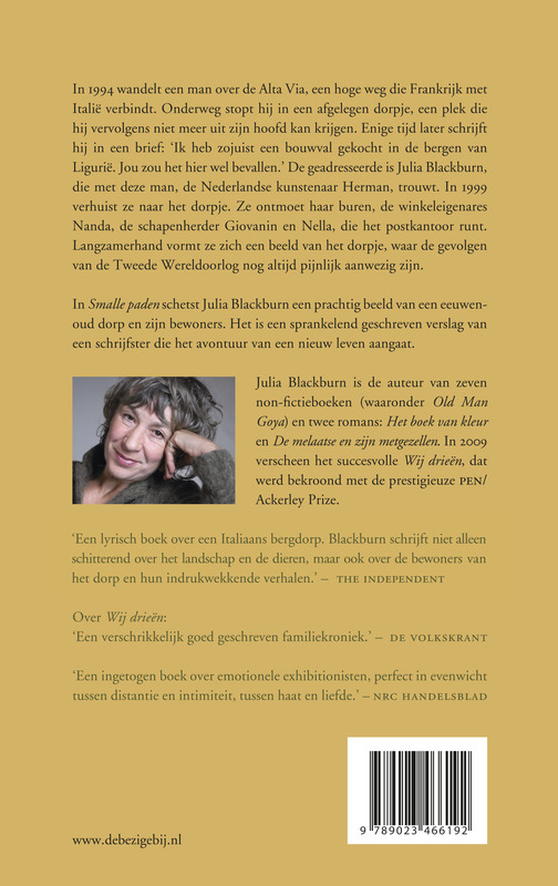 Achterkant van Smalle paden