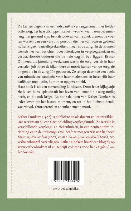 Achterkant van Berichten uit de zorg