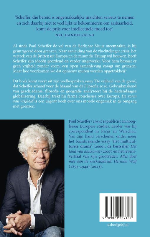 Achterkant van De vorm van vrijheid