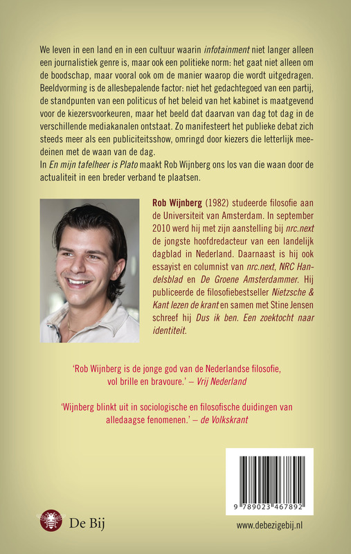Achterkant van En mijn tafelheer is Plato