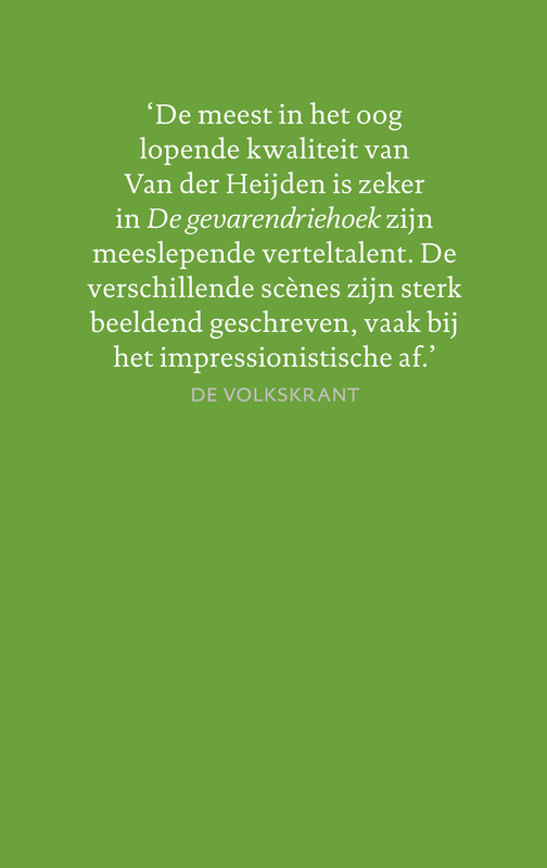 Achterkant van De gevarendriehoek