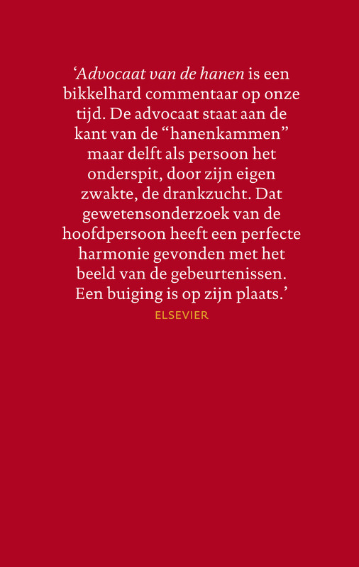 Achterkant van Advocaat van de hanen