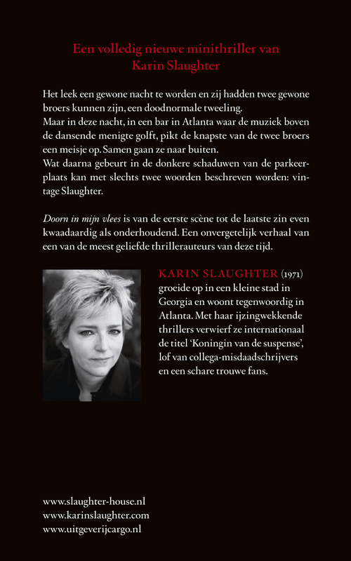 Achterkant van Doorn in mijn vlees