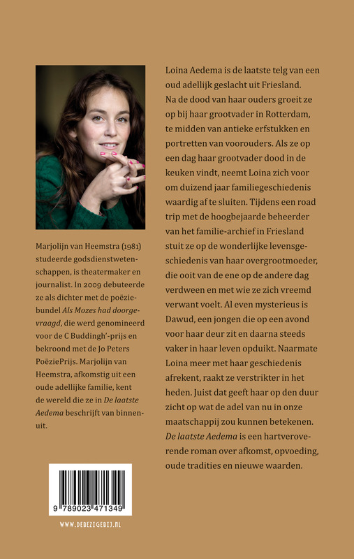 Achterkant van De laatste Aedema